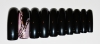 Preview: 20 pcs Salon Long Tips black