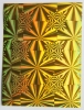 Preview: Metallic Folie selbstklebend Gold Sterne