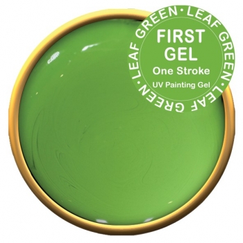 First Gel. Farbgel One Stroke, Leaf Green, 5g.