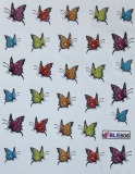 Stickers Butterfly colored