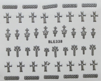 Sticker Gothic silber