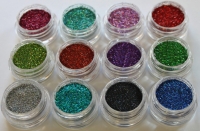 12 pcs. Laser Glitter Dust