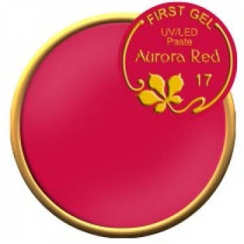 First Gel Gelpaste UV/LED Aurora Red-17, 5g