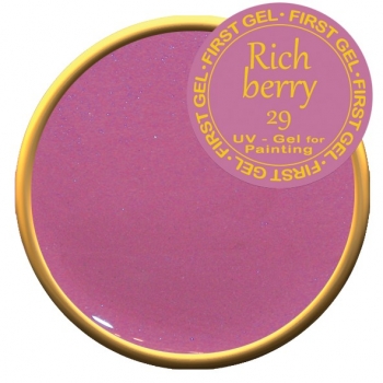 FIRST GEL Gelpaste UV/LED Rich Berry-29 , 5g.