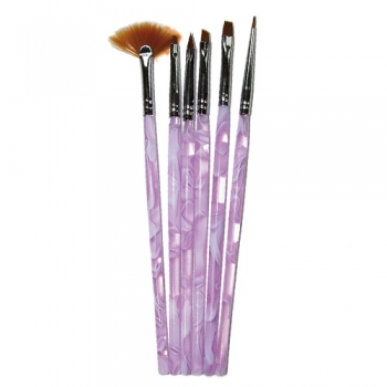 90125 Gel Pinsel Set Purple