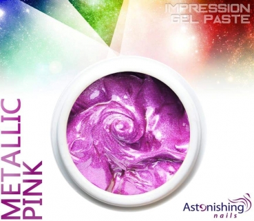 AN Impression Gel Paste Met. Pink, 7 gr.