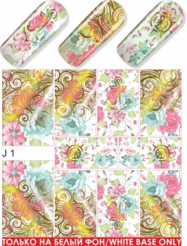 Nail Tattoo-Sticker, J 01