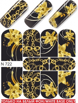 Nail Tattoo-Sticker, N 722