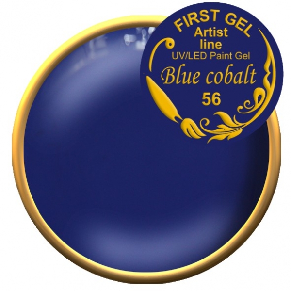 First Gel Blue Cobalt-56, Artist Line, 5g ohne Schwitzschicht