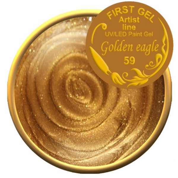 First Gel Golden Eagle-59 Artist Line, 5g ohne Schwitzschicht