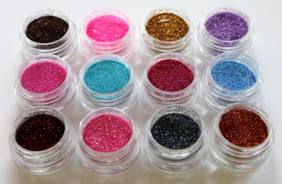 12 pcs. Laser Glitter Dust