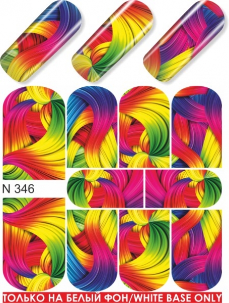 Nail Tattoo-Sticker, N 346