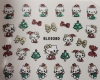 Sticker Hello Kitty Weihnachten