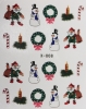 Stickers Weihnachten Schneemann/Kerze