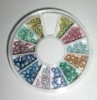 Soft Ceramic Petals 2, in a circular disk