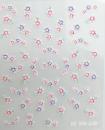 French Sticker , Blumen rosa/lila